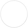 Anneau de jardinière Blanc 80 x 80 x 20 cm Acier laminé à froid 555506555506