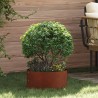 Anneau de jardinière 5 pcs Marron 40 x 40 x 20 cm Acier patiné 555507555507