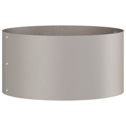 Anneau de jardinière 5 pcs Marron 40 x 40 x 20 cm Acier patiné 555507555507