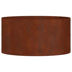 Anneau de jardinière 5 pcs Marron 40 x 40 x 20 cm Acier patiné 555507555507