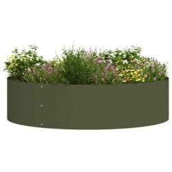 Anneau de jardinière Vert olive 80 x 80 x 20 cm 555509555509