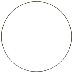 Anneau de jardinière Vert olive 80 x 80 x 20 cm 555509555509