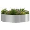 Anneau de jardinière Argenté 80 x 80 x 20 cm Acier inoxydable 555511555511