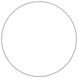 Anneau de jardinière Argenté 80 x 80 x 20 cm Acier inoxydable 555511555511