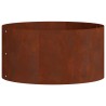 Anneau de jardinière Marron 40 x 40 x 20 cm Acier patiné 555513555513
