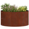 Anneau de jardinière Marron 40 x 40 x 20 cm Acier patiné 555513555513