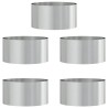 Anneau de jardinière 5 pcs Argenté 40 x 40 x 20 cm 555514555514