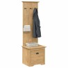 Meuble de couloir BODO Marron miel 50 x 40 x 156,7 cm 555515555515