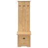 Meuble de couloir BODO Marron miel 50 x 40 x 156,7 cm 555515555515
