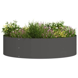 Anneau de jardinière 5 pcs Noir 80 x 80 x 20 cm 555516555516