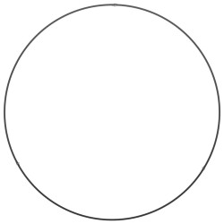 Anneau de jardinière Noir 80 x 80 x 20 cm Acier laminé à froid 555517555517