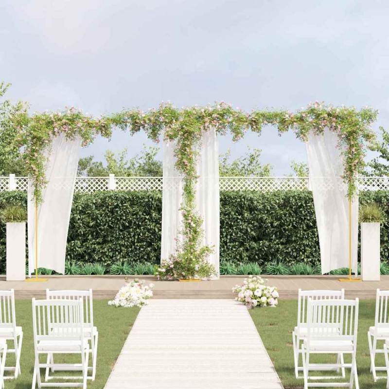 Arche de mariage Doré 657 x 35 x 300 cm Acier 555519555519