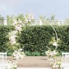 Arche de mariage Blanc 220 x 45 x 200 cm Acier 555520555520