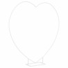 Arche de mariage Blanc 195 x 35 x 211 cm Acier 555521555521