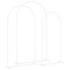 Arche de mariage 3 pcs Blanc Acier 555526555526