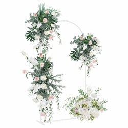 Arche de mariage Blanc 100 x 39 x 200 cm Acier 555527555527