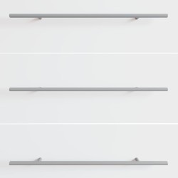 Poignée 12 pcs Argenté 500 mm Acier 555532555532