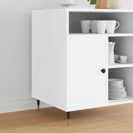 Pieds de meuble 12 pcs Noir et or Ø 40 x 98 mm Fer 555533555533