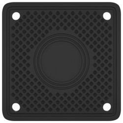 Pieds de meuble Réglable 2 pcs Blanc 64 x 64 x 100 mm PP 555539555539