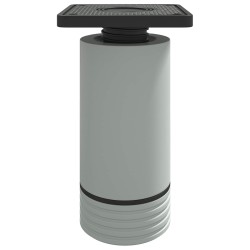 Pieds de meuble Réglable 12 pcs Blanc 64 x 64 x 100 mm PP 555540555540