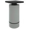 Pieds de meuble Réglable 12 pcs Blanc 64 x 64 x 100 mm PP 555540555540