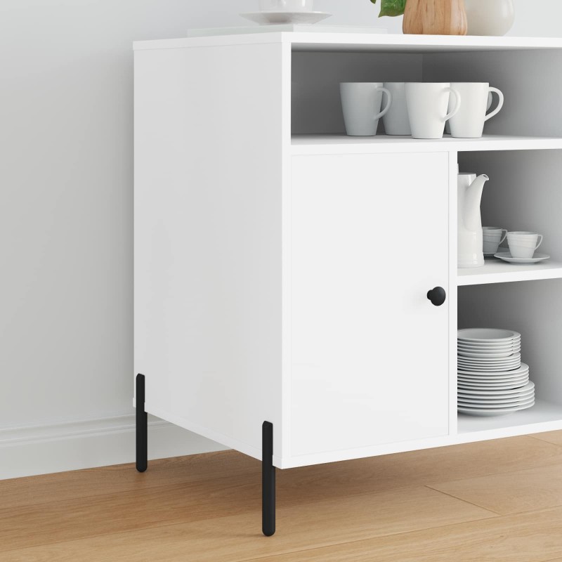 Pieds de meuble 2 pcs Noir 66 x 36 x 160 mm Fer 555543555543