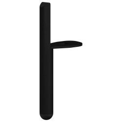 Pieds de meuble 2 pcs Noir 66 x 36 x 160 mm Fer 555543555543