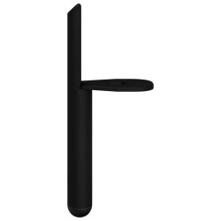 Pieds de meuble 2 pcs Noir 66 x 36 x 160 mm Fer 555543555543