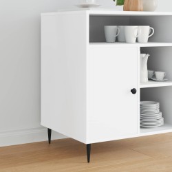 Pieds de meuble 2 pcs Noir Ø 40 x 98 mm Fer 555544555544