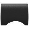 Poignées de Cabinet 2 pcs Noir M4 x 12 mm Fer 555547555547