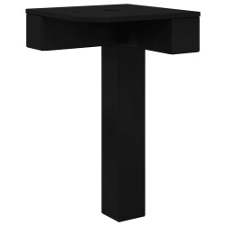 Pieds debout 12 pcs Noir 57 x 57 x 100 mm Fer 555553555553