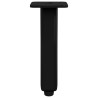 Pieds debout 12 pcs Noir 40 x 40 x 100 mm Fer 555556555556
