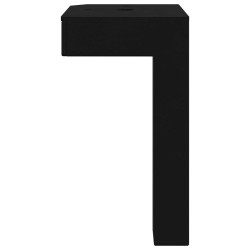 Pieds debout 2 pcs Noir 57 x 57 x 100 mm Fer 555557555557