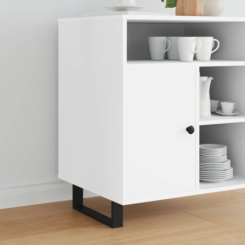 Pieds de meuble 2 pcs Noir 311 x 40,5 x 100 mm Fer 555562555562