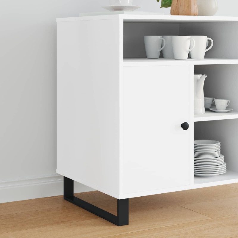 Pieds de meuble 12 pcs Noir 436 x 40,5 x 100 mm Fer 555566555566