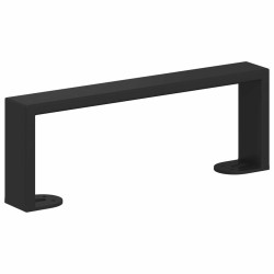 Pieds de meuble 12 pcs Noir 281 x 40,5 x 100 mm Fer 555573555573