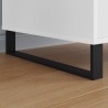 Pieds de meuble 2 pcs Noir 481 x 40,5 x 100 mm Fer 555574555574