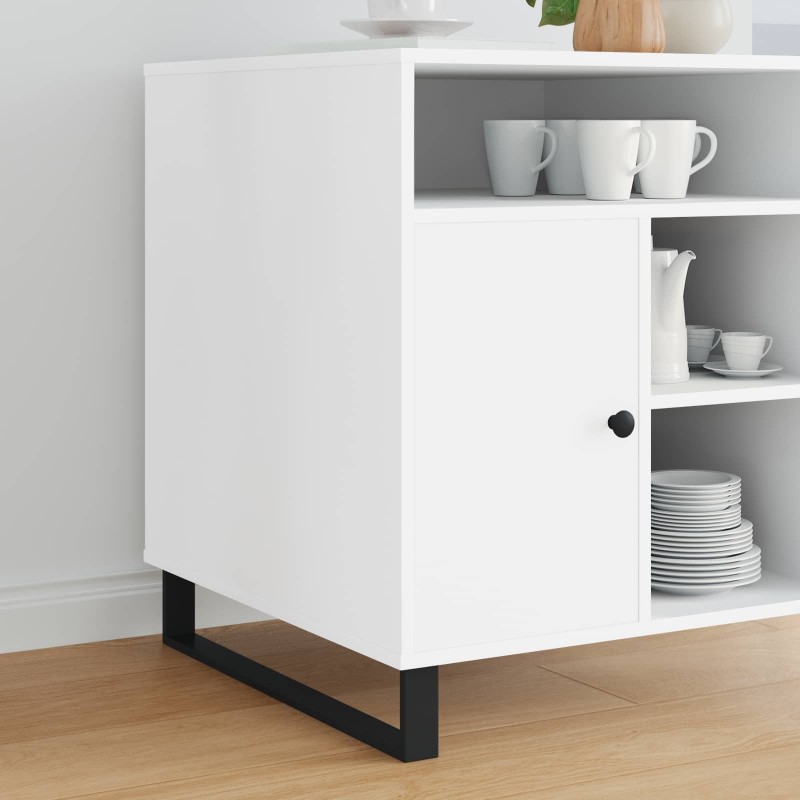 Pieds de meuble 2 pcs Noir 596 x 40,5 x 100 mm Fer 555579555579