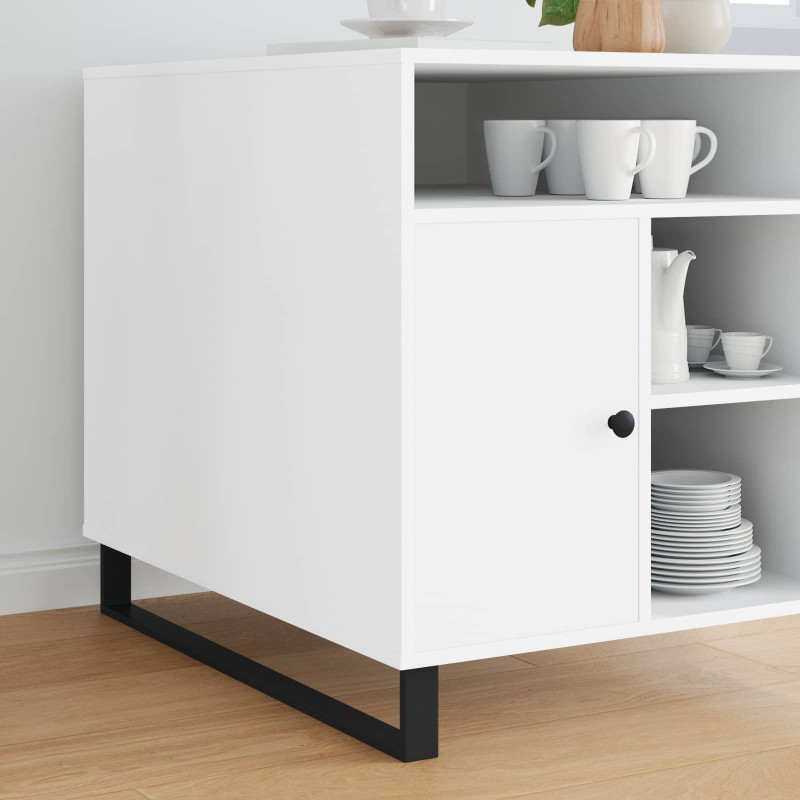 Pieds de meuble 2 pcs Noir 796 x 40,5 x 100 mm Fer 555581555581