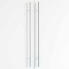 Poignée de cabinet 2 pcs Argenté 900 mm Acier inoxydable 555605555605