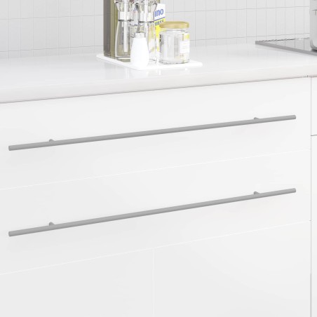 Poignée de cabinet 12 pcs Argenté 800 mm Acier inoxydable 555608555608
