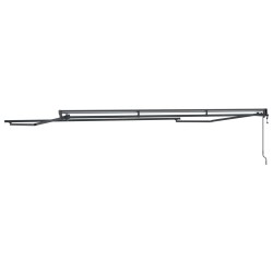 Cadre de store rétractable électrique Anthracite 4 × 3,5 m 555609555609