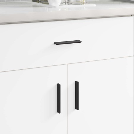 Poignée 973 pcs Noir 106 x 7,4 x 15,5 mm Aluminium 555623555623