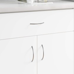 Poignée 1385 pcs Argenté 107 x 3.6 x 23 mm Acier inoxydable 555625555625