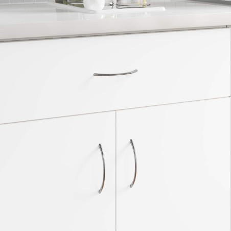 Poignée 1385 pcs Argenté 107 x 3.6 x 23 mm Acier inoxydable 555625555625