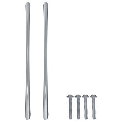 Poignée 1385 pcs Argenté 107 x 3.6 x 23 mm Acier inoxydable 555625555625