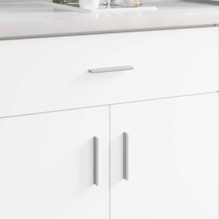 Poignée Uni 2 pcs Argenté 105.7 x 7.4 x 15.5 mm Aluminium 555630555630