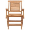 Chaises de jardin pliantes lot de 2 56x63x90cm bois massif teck 555652555652