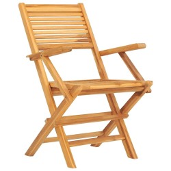 Chaises de jardin pliantes lot de 2 55x62x90cm bois massif teck 555656555656