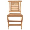Chaises de jardin pliantes lot de 2 47x63x90cm bois massif teck 555662555662